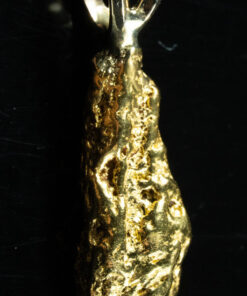 #562 Alaskan-Yukon BC Natural Gold Nugget Pendant 4.84 Grams Authentic