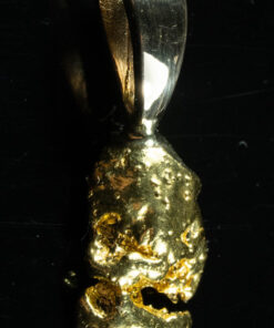 #563 Alaskan-Yukon BC Natural Gold Nugget Pendant 2.90 Grams Authentic