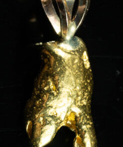 #564 Alaskan-Yukon BC Natural Gold Nugget Pendant 3.53 Grams Authentic
