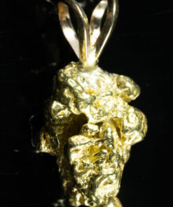 #567 Alaskan-Yukon BC Natural Gold Nugget Pendant 7.17 Grams Authentic