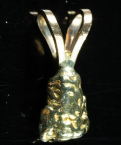 #570 Alaskan-Yukon BC Natural Gold Nugget Pendant .93 Grams Authentic