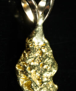 #572 Alaskan-Yukon BC Natural Gold Nugget Pendant 1.80 Grams Authentic