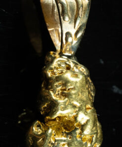 #575 Alaskan-Yukon BC Natural Gold Nugget Pendant 5.23 Grams Authentic