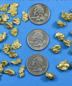 Alaskan BC Natural Gold Nugget 100 Gram lot of 2 to 5 gram Nuggets Genuine B&C
