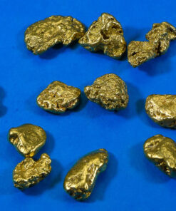 Alaskan BC Natural Gold Nugget 2 Troy Oz. Lot of 5-10 gram Nuggets Genuine B& C GRADE