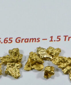 Alaskan BC Natural Gold Nugget 46.65 Gram lot of 2 to 5 gram Nuggets Genuine 1.5 Troy Oz. B&C