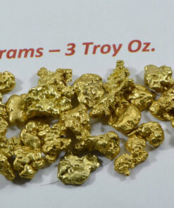 Alaskan BC Natural Gold Nugget 93.30 Gram lot of 2 to 5 gram Nuggets Genuine 3-Troy Oz B&C