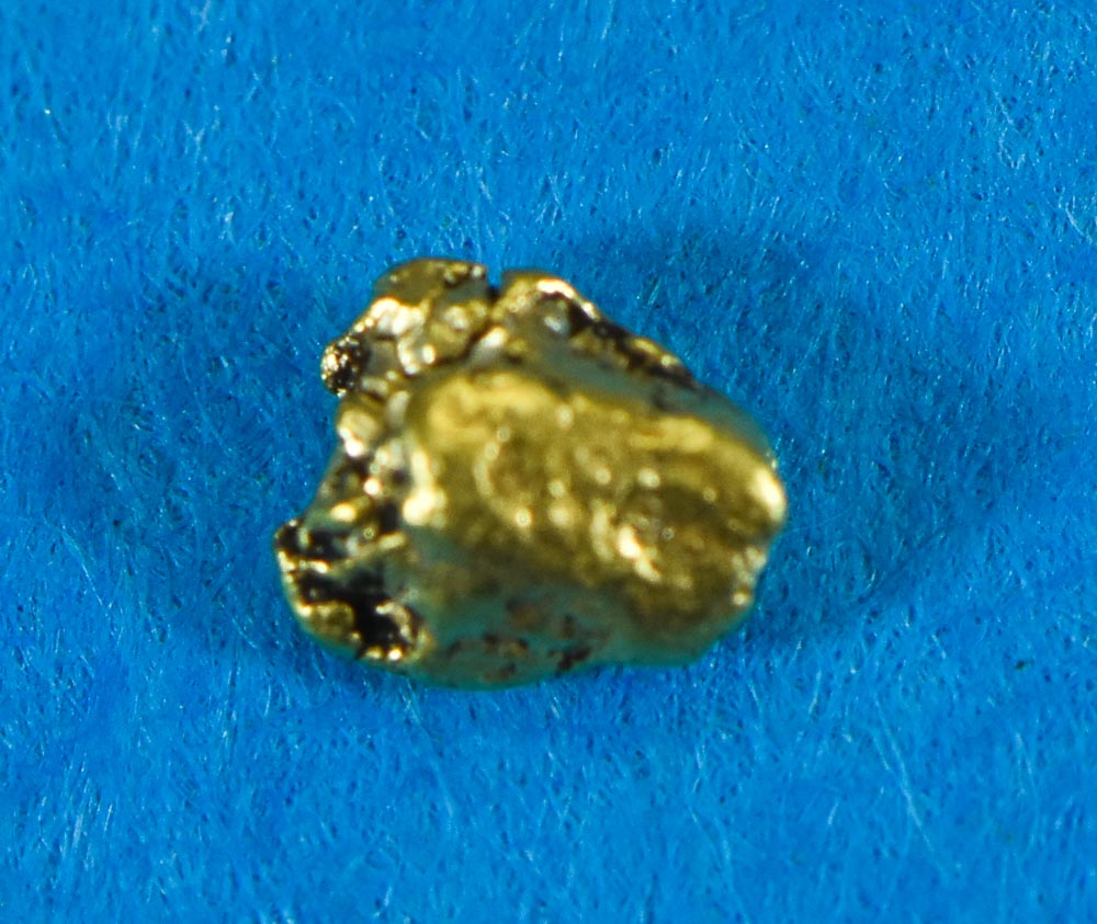 Alaskan-Yukon BC Gold Rush Natural Gold Nugget 0.08 Grams 10 Piece Lot Genuine