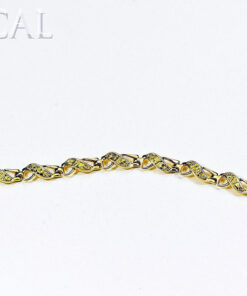 Gold Nugget Bracelet "Orocal" BWB40N9L Genuine Hand Crafted Jewelry - 14K Gold Casting