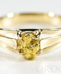 Gold Nugget Ladies Ring "Orocal" RL787N Genuine Hand Crafted Jewelry - 14K Casting