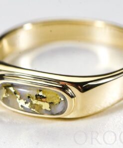 Gold Quartz Ring "Orocal" RM880Q Genuine Hand Crafted Jewelry - 14K Gold Casting