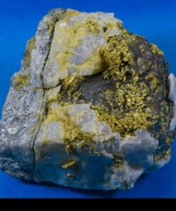Large Gold Bearing Quartz Specimen Sierra Mining District California 1111.62 Grams Genuine