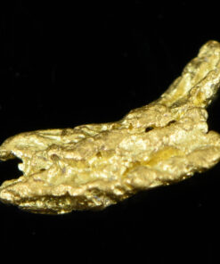 Natural Gold Nugget Australian .14 Gram Genuine