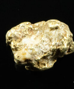 QN-12 "Alaskan BC Gold Nuggets with Quartz" Genuine 3.34 Grams