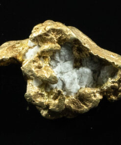 QN-24 "Alaskan BC Gold Nuggets with Quartz" Genuine 7.90 Grams
