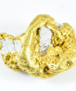 QN-25 "Alaskan BC Gold Nuggets with Quartz" Genuine 4.28 Grams