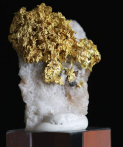 Rare Italian Crystalline Gold Quartz Nugget Specimen 10.29 Grams - Brussons Gold Mine